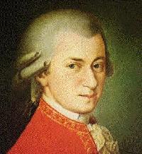 portrait of Wolfgang Amadeus Mozart